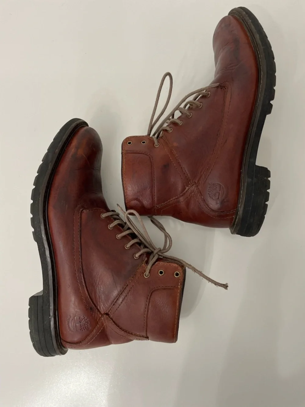 Timberland Earthkeeper Ryker Brown Leather Waterproof Boots Mens 9 Gorp Grunge